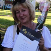 Прасковья Ломако с дипломом - 2014