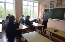 Полицейские г.о. Лотошино провели урок профориентации для школьников
