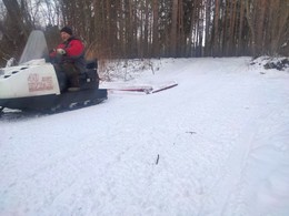 Сотрудники «Олимпа» подготовили лыжную трассу, расположенную в лесопарковой зоне вблизи поселка Кировский, к соревнованиям