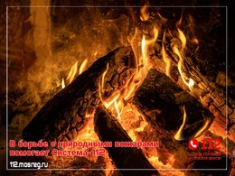 В борьбе с природными пожарами помогает Система-112 Московской области.