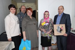 Александр Шагиев  поздравил с 85-летним юбилеем жительницу деревни Ушаково