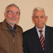 Земледельцев Николай Егорович (слева), Анатолий Николаевич Мезенцев (справа)